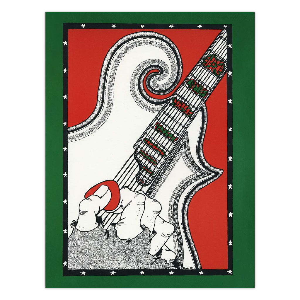 Mandolin Christmas Card