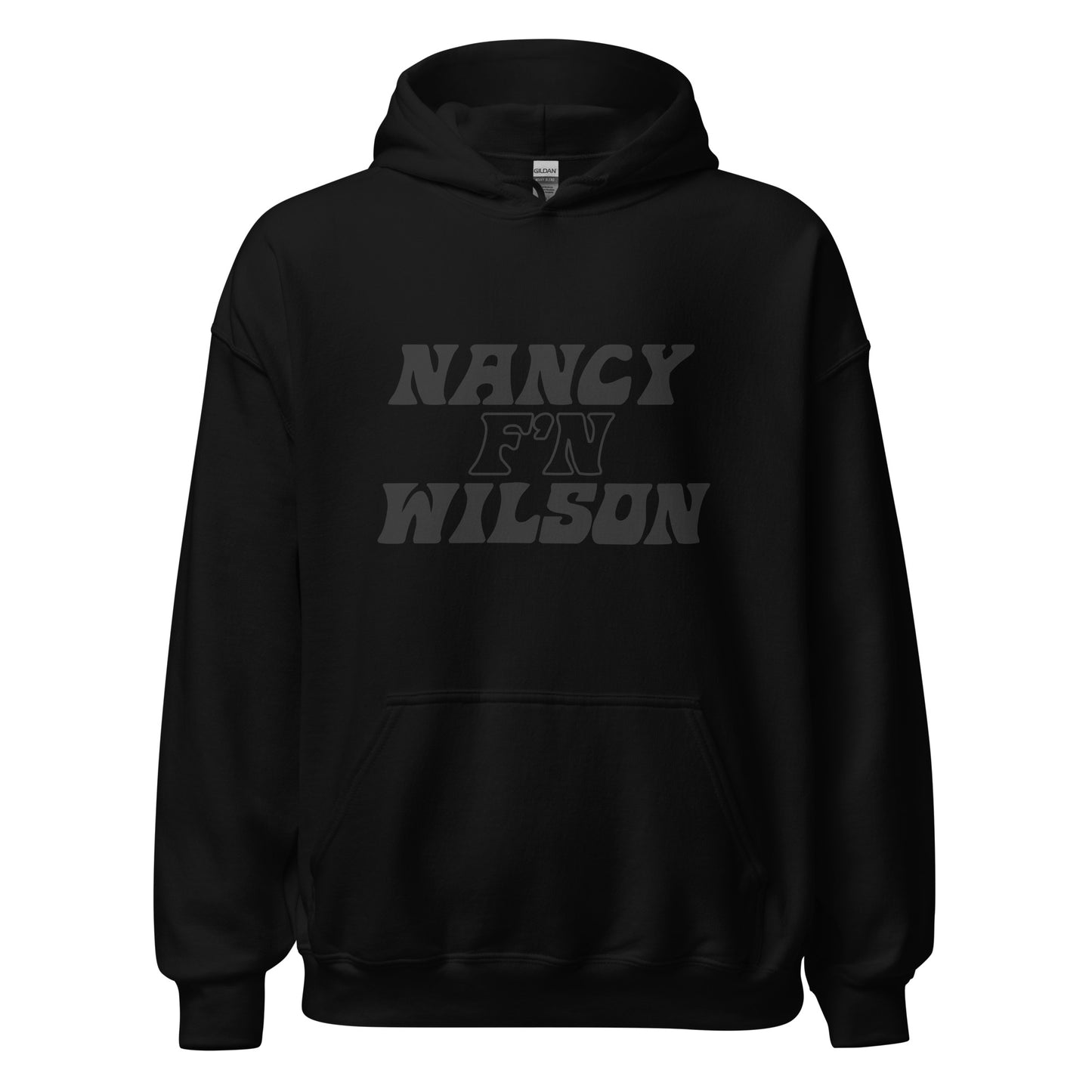 Nancy FN Wilson BLK on BLK Unisex Hoodie